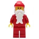 Minifigurka: Santa, Plain Red