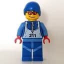 Minifigurka: Skier