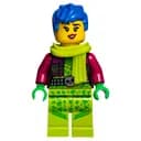 Minifigurka: Raze, Lime Scarf