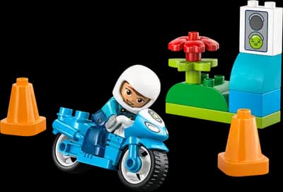 LEGO 10471 Niebieski motocykl policyjny