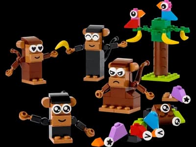 LEGO 11031 Kreatywna małpia zabawa