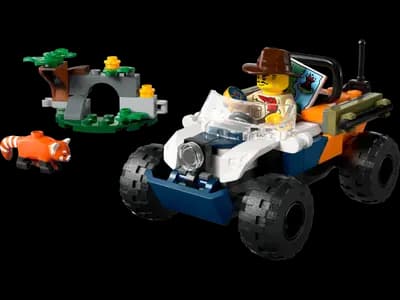LEGO 60424 Quad badacza dżungli z pandą czerwoną