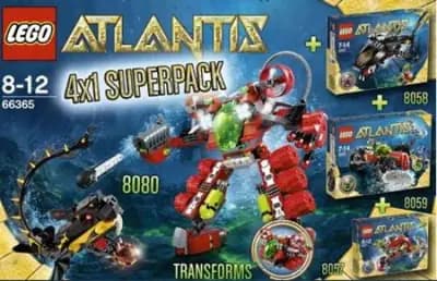 LEGO 66365 LEGO Atlantis Superpakiet 4 w 1