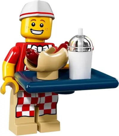 LEGO 71018 Sprzedawca hot dogów