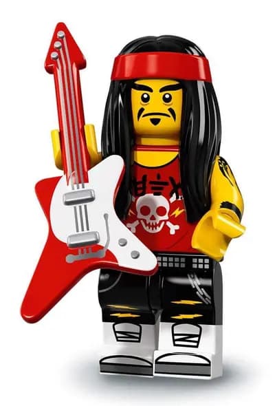 LEGO 71019 Rocker z gongiem i gitarą