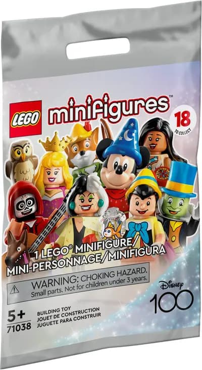 LEGO 71038 Minifigurki Disney 100 seria (losowa torebka)