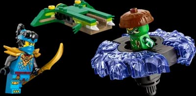 LEGO 71849 Nya kontra zmutowany potwór na spinnerze