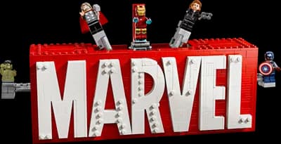 LEGO 76313 Logo MARVEL z minifigurkami