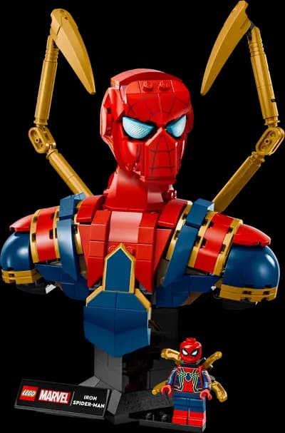 LEGO 76326 Popiersie Iron Spider-Mana