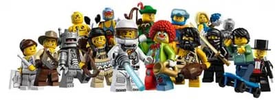 LEGO 8683 Minifigurki LEGO Seria 1 - Kompletna kolekcja