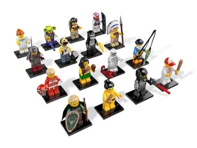 LEGO 8803 Seria 3 - Kompletny zestaw - Wszystkie figurki