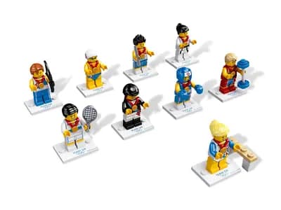 LEGO 8909 Kompletna kolekcja LEGO Minifigures Team GB