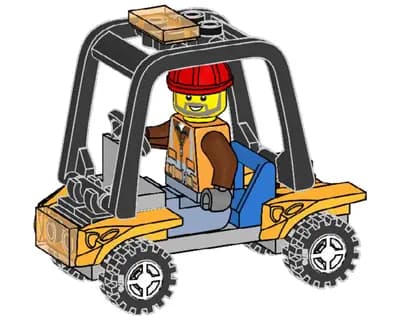 LEGO 952306 Samochód serwisowy