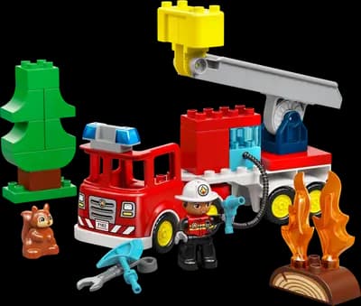 LEGO 10473 Wóz strażacki z wężem i strażakiem
