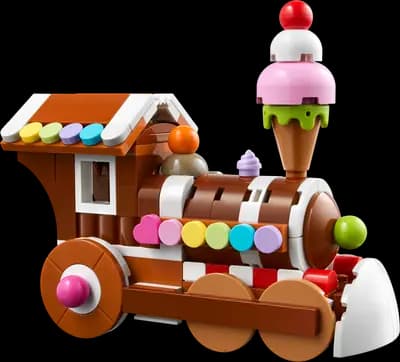 LEGO 40777 Seria okolicznościowa: Ozdoba z piernikowym pociągiem