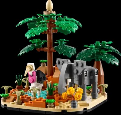 LEGO 40784 Diorama z afrykańską sawanną