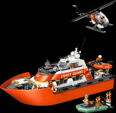 LEGO 60504 Łódź ratunkowa i helikopter straży przybrzeżnej