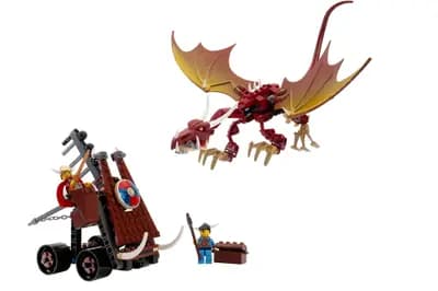 LEGO 7017 Katapulta Wikingów kontra smok Nidhogg