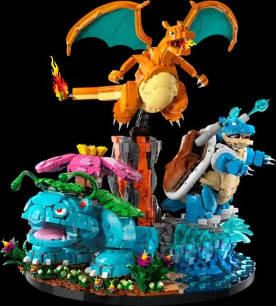 LEGO 72153 Venusaur, Charizard i Blastoise