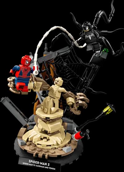 LEGO 76334 Epicka bitwa: Spider-Man kontra Sandman