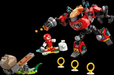 LEGO 77005 Knuckles kontra Dr. Eggman w mechu Egg Crusher